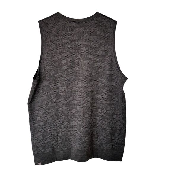 Lululemon Breeze By Muscle Tank Polar Spots Titanium sleeveless gray Size 10 - Picture 3 of 9